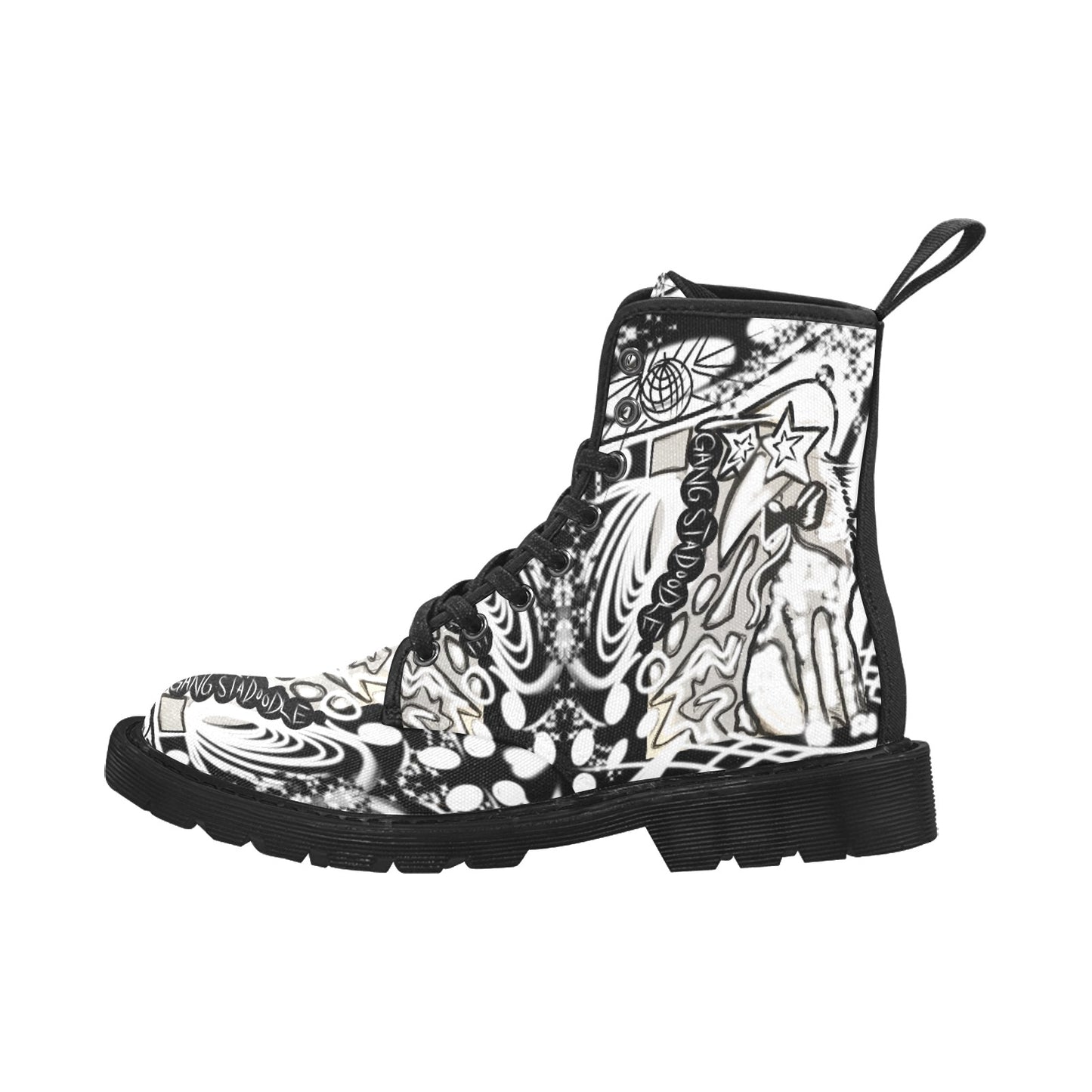 Canvas-Schnürstiefel für Herren