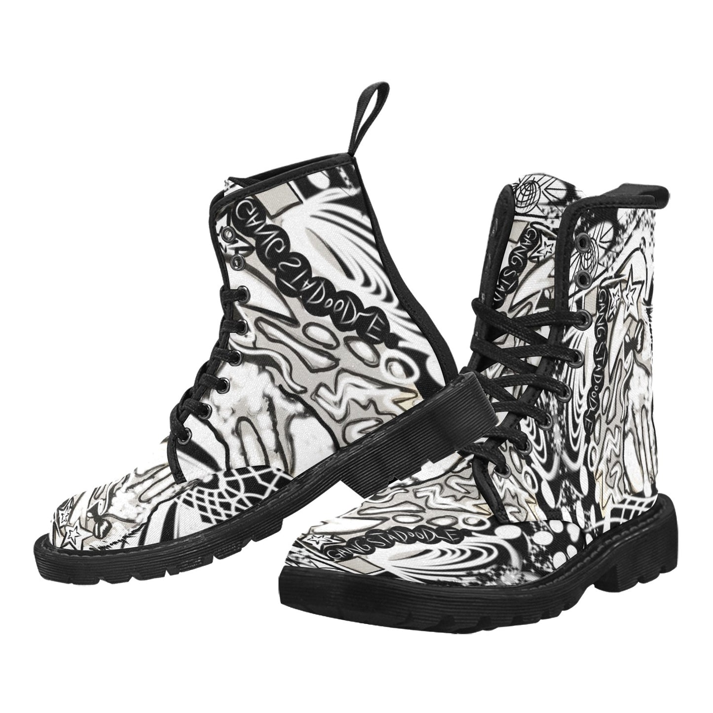 Canvas-Schnürstiefel für Herren