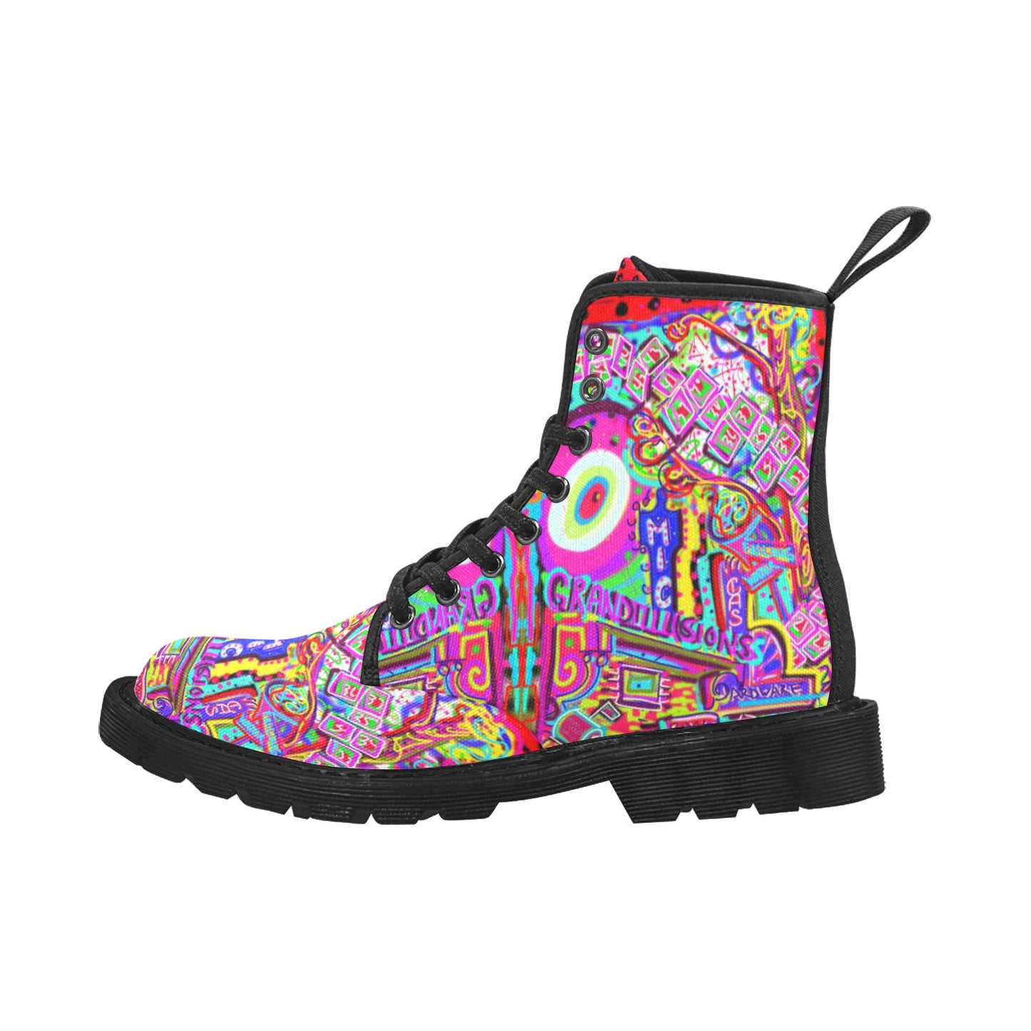 Herren-Schnürstiefel aus Canvas