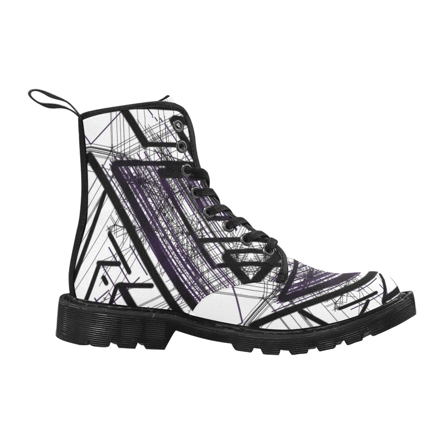 Herren-Schnürstiefel aus Canvas