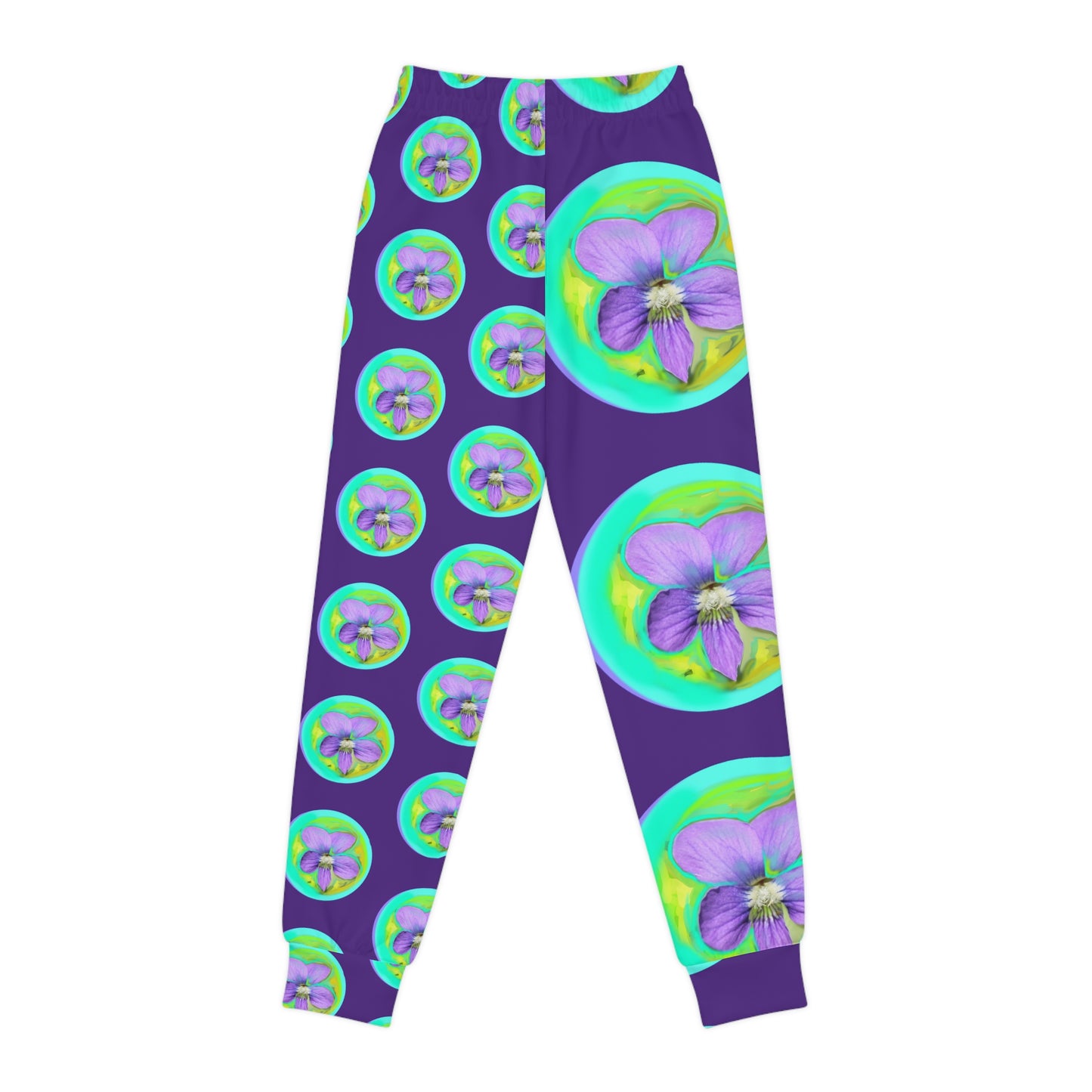 Vibrant Floral Youth Joggers - Perfect for Playtime and Celebrations