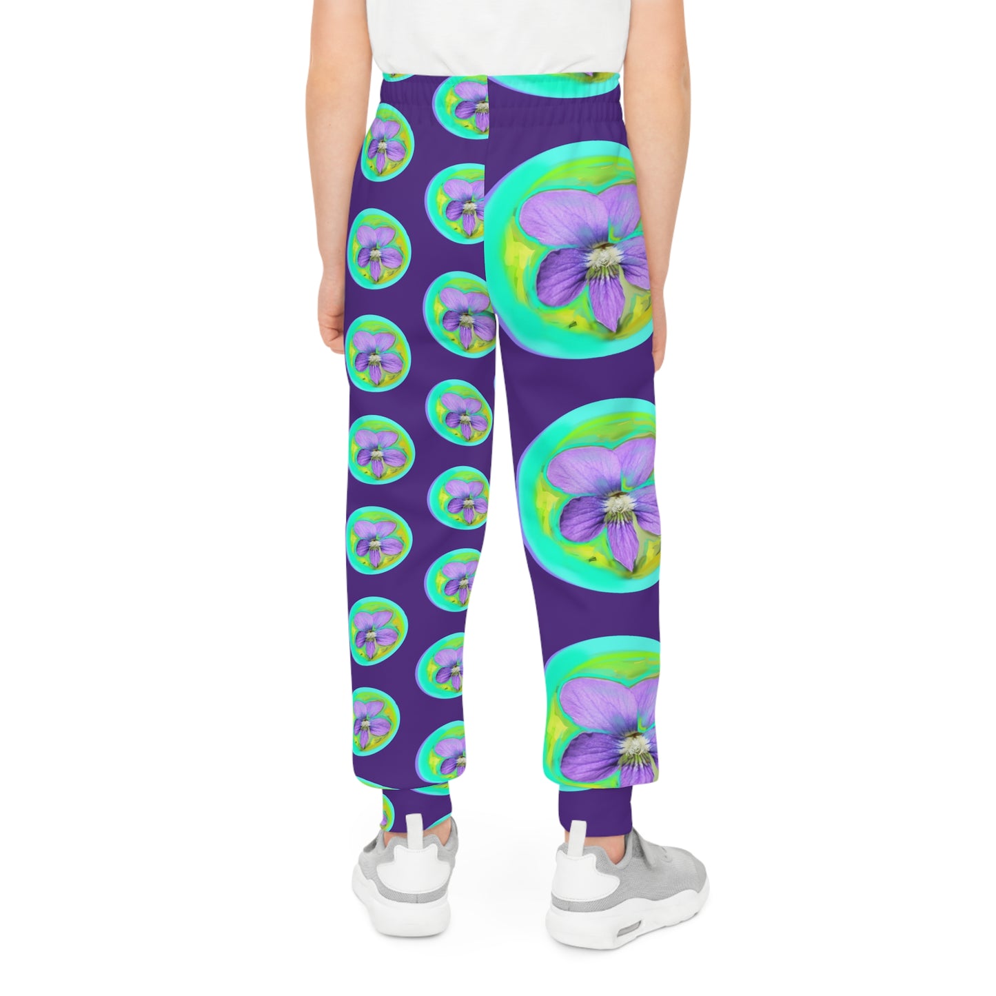 Vibrant Floral Youth Joggers - Perfect for Playtime and Celebrations