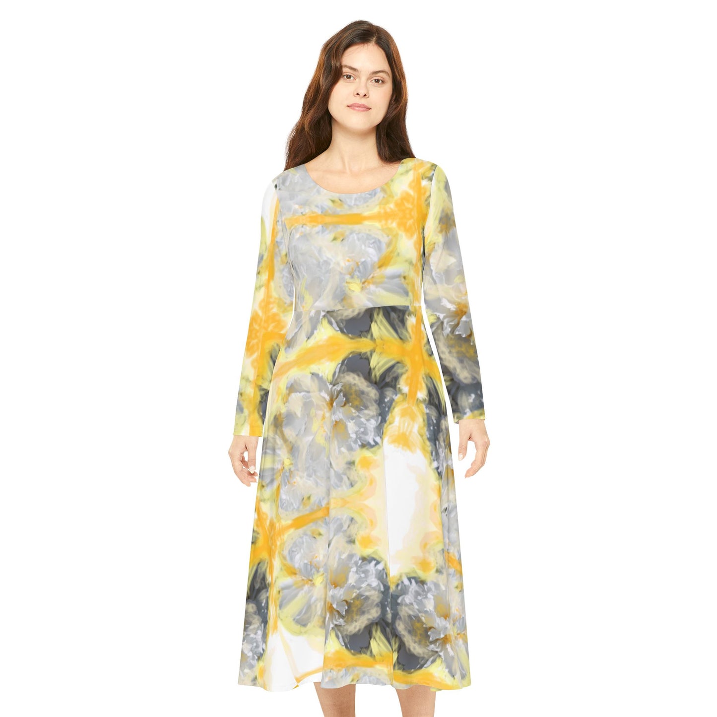 Langärmliges Tanzkleid für Damen