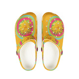 Colorful Floral EVA Foam Clogs - Bright, Lightweight Comfort for Every Occasion — Original Artwork | ArtistDione