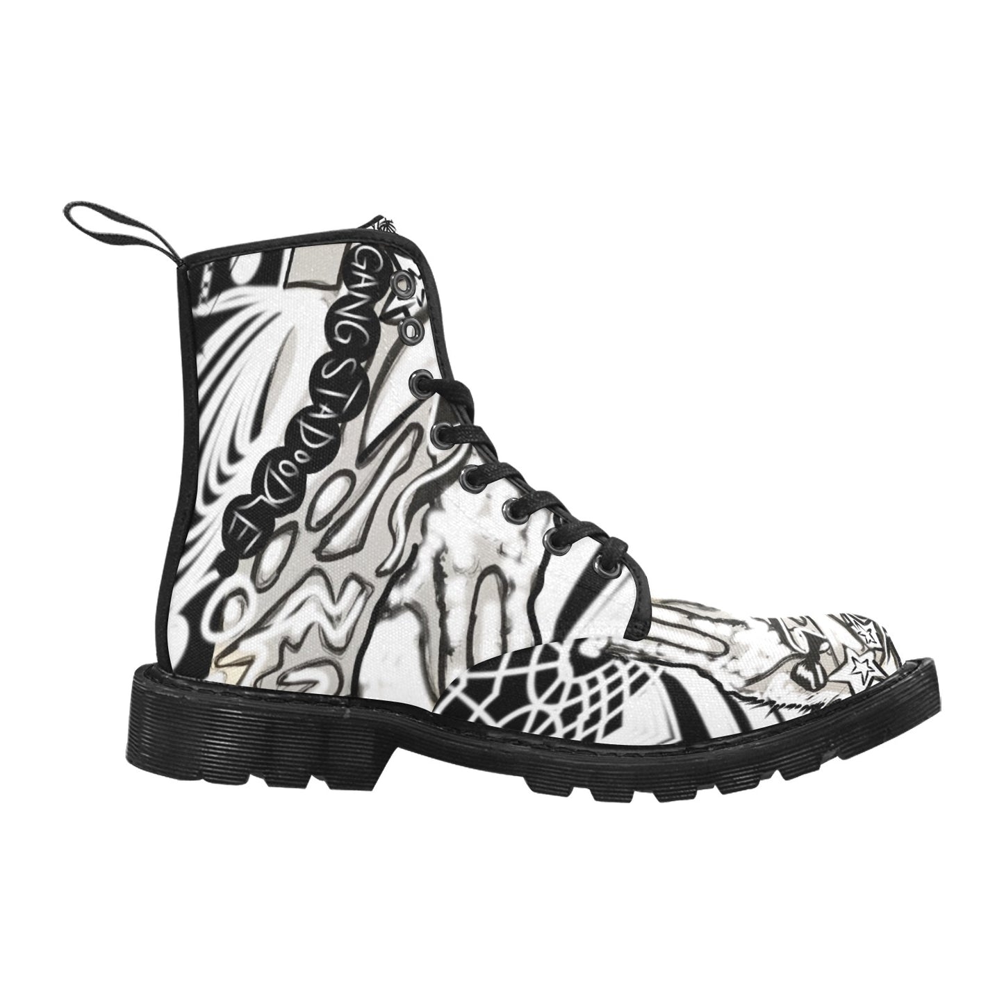 Canvas-Schnürstiefel für Herren