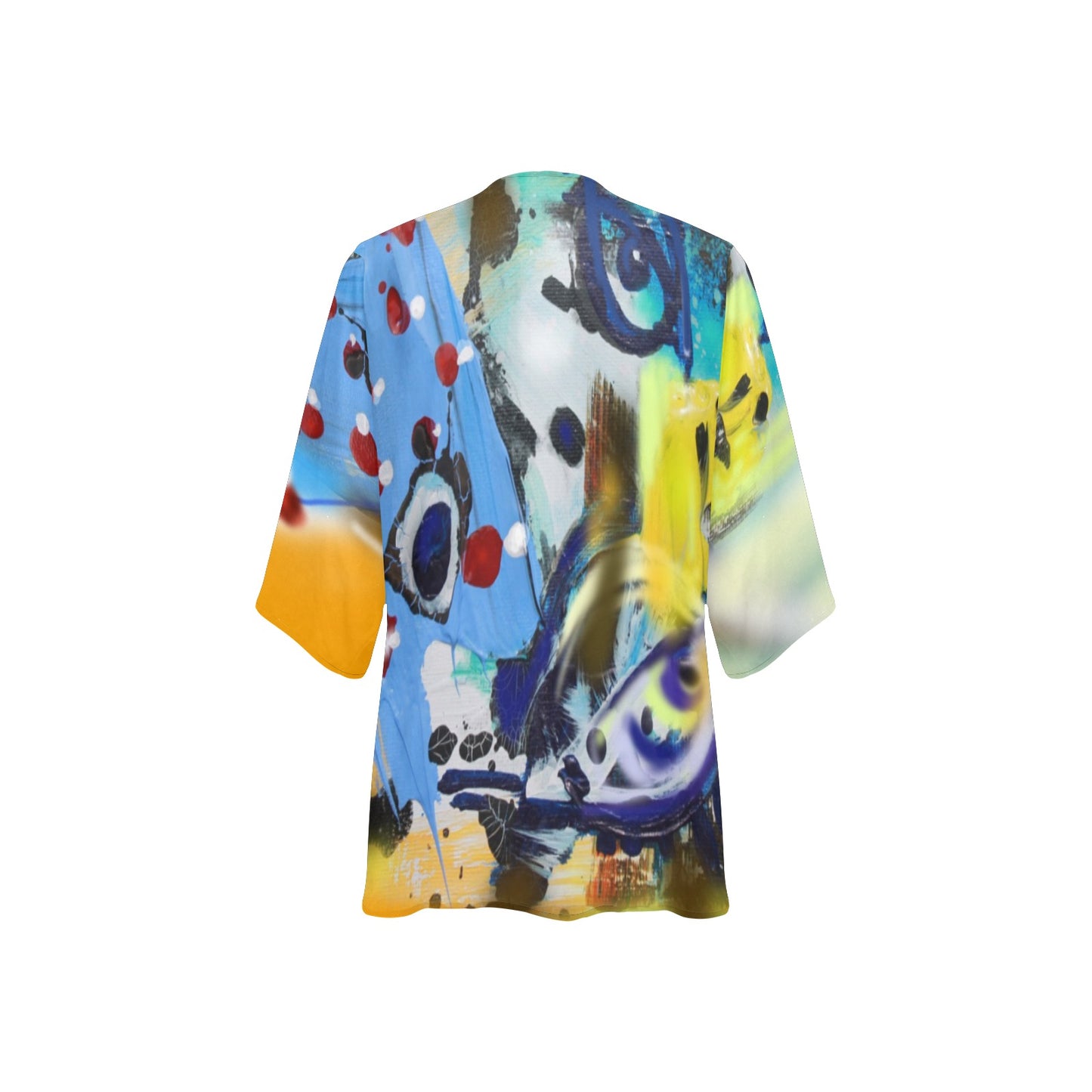 Chiffon-Überwurf im Kimono-Stil für Damen