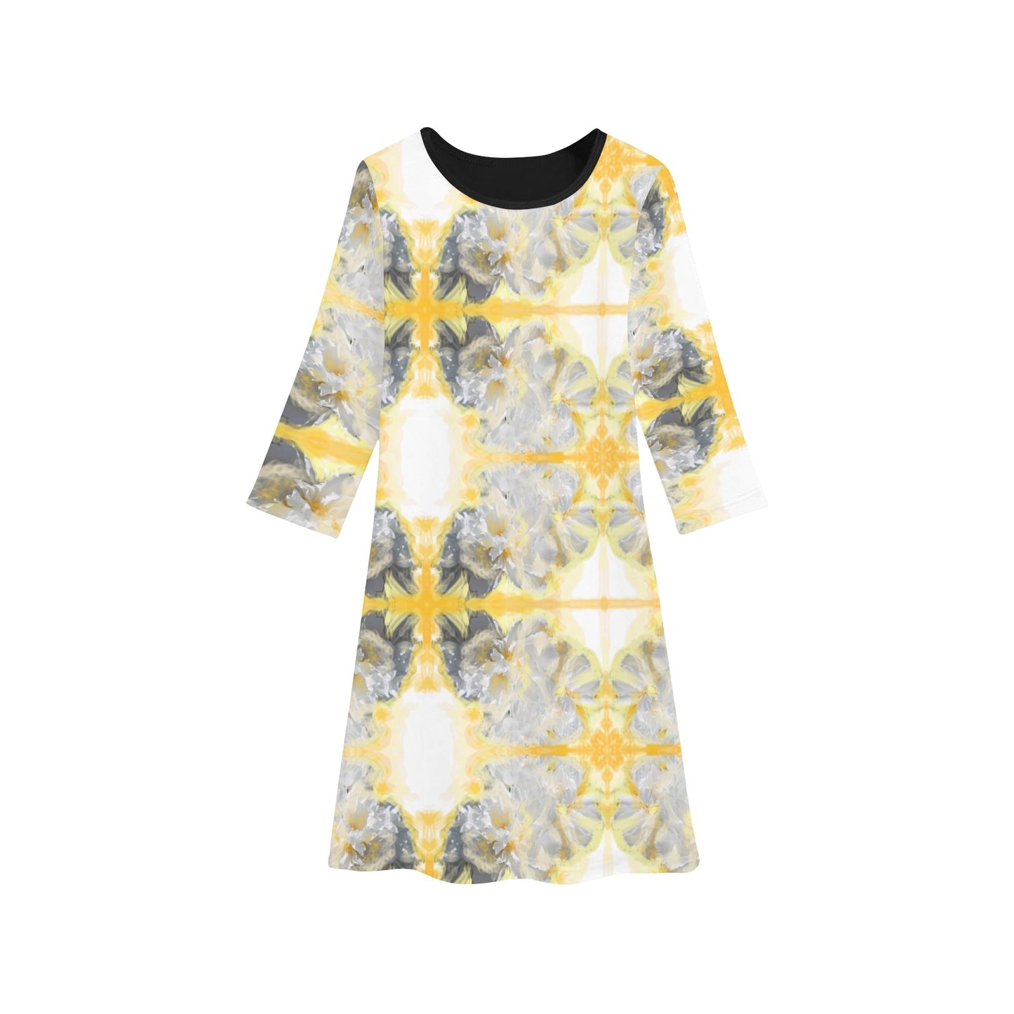 Langärmliges Kleid für Mädchen