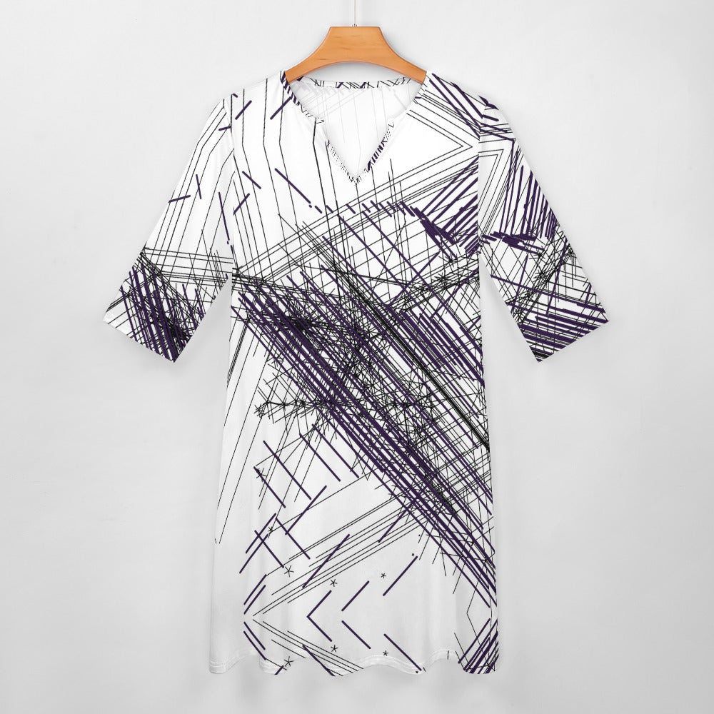 Abstraktes Kunstkleid