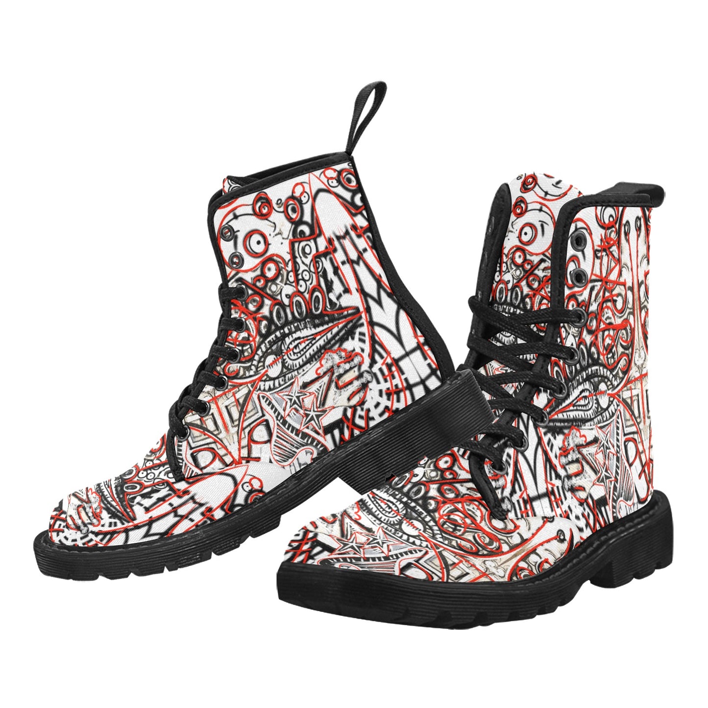 Herren-Schnürstiefel aus Canvas