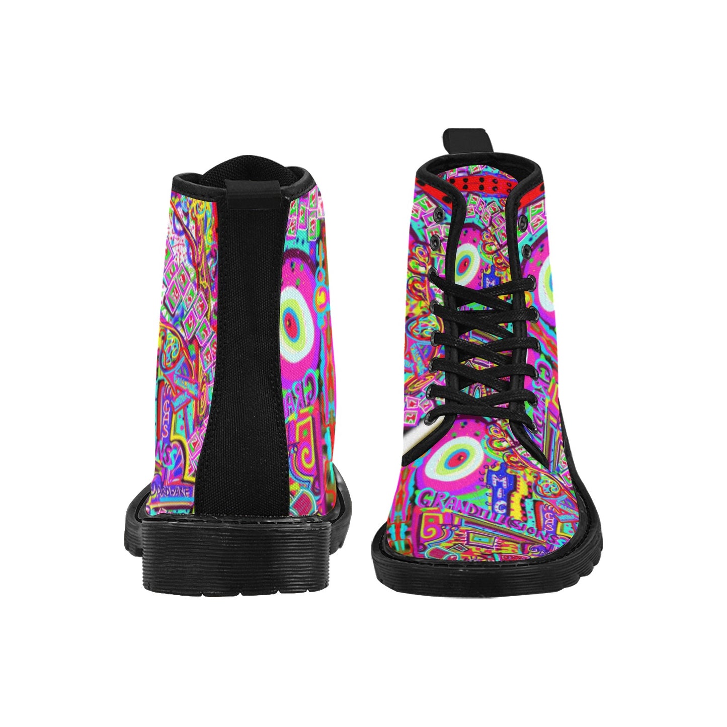 Herren-Schnürstiefel aus Canvas