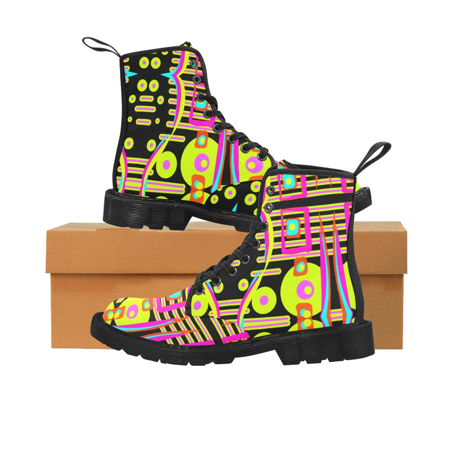 Herren-Schnürstiefel aus Canvas
