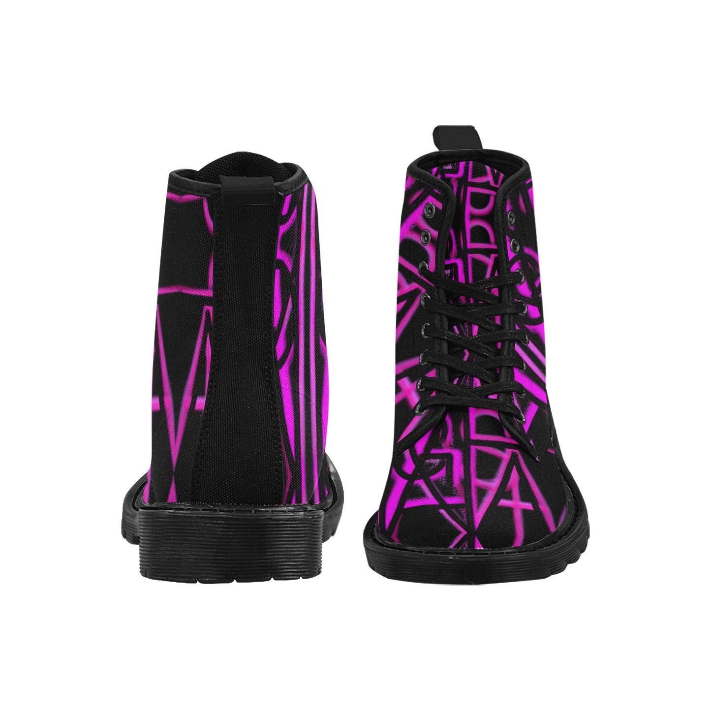 Herren-Schnürstiefel aus Canvas