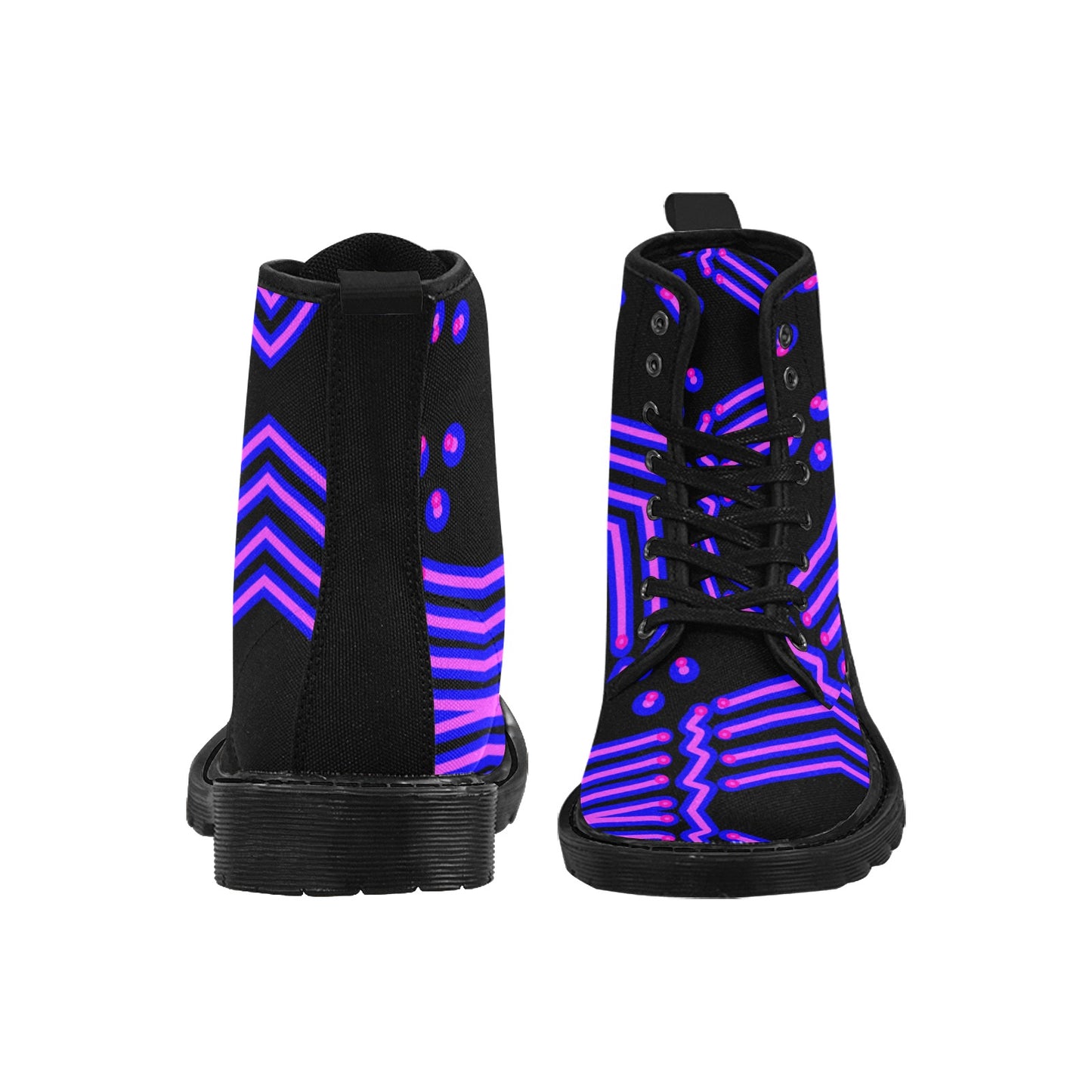 Herren-Schnürstiefel aus Canvas