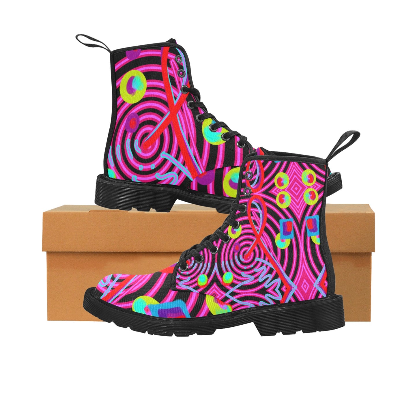 Herren-Schnürstiefel aus Canvas