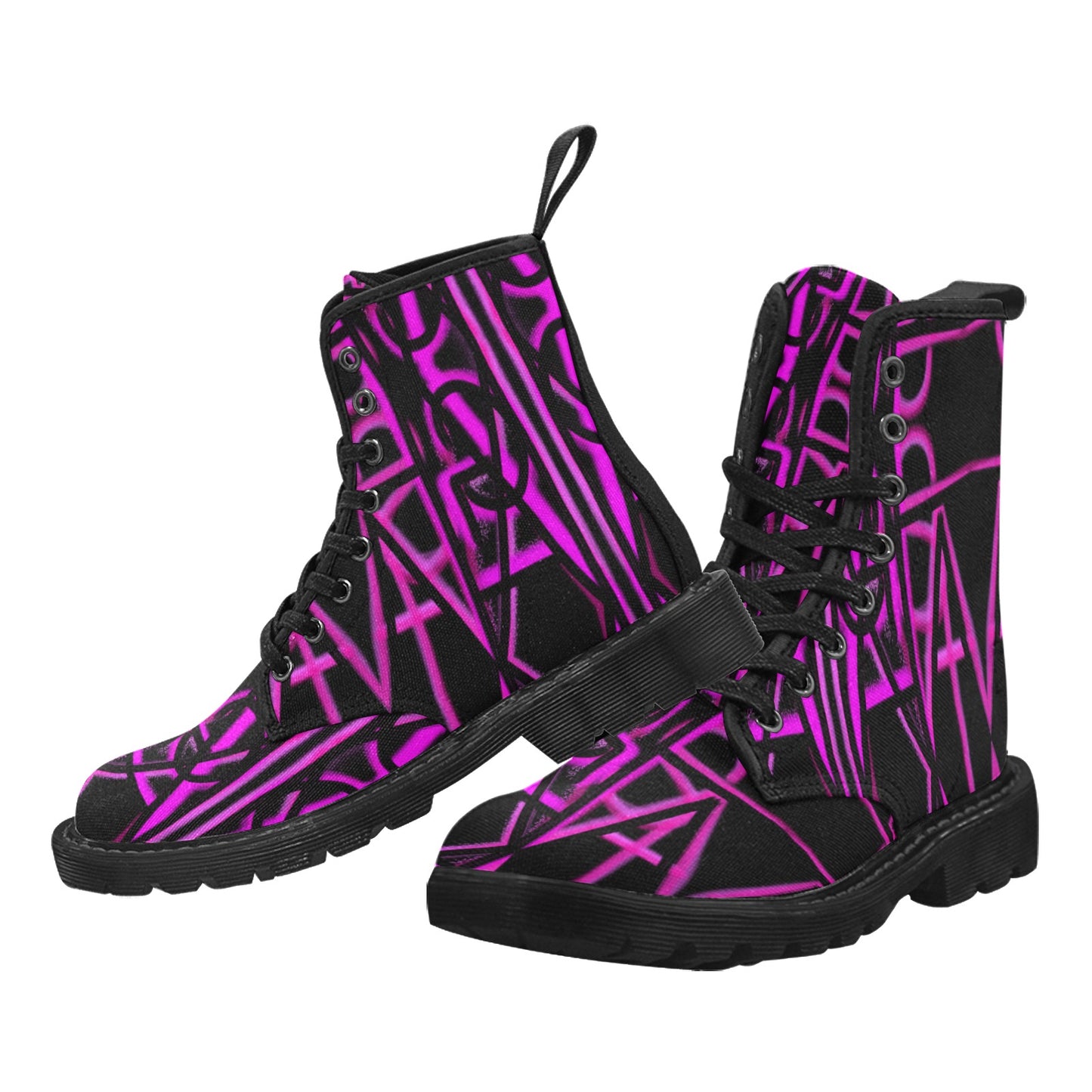 Herren-Schnürstiefel aus Canvas