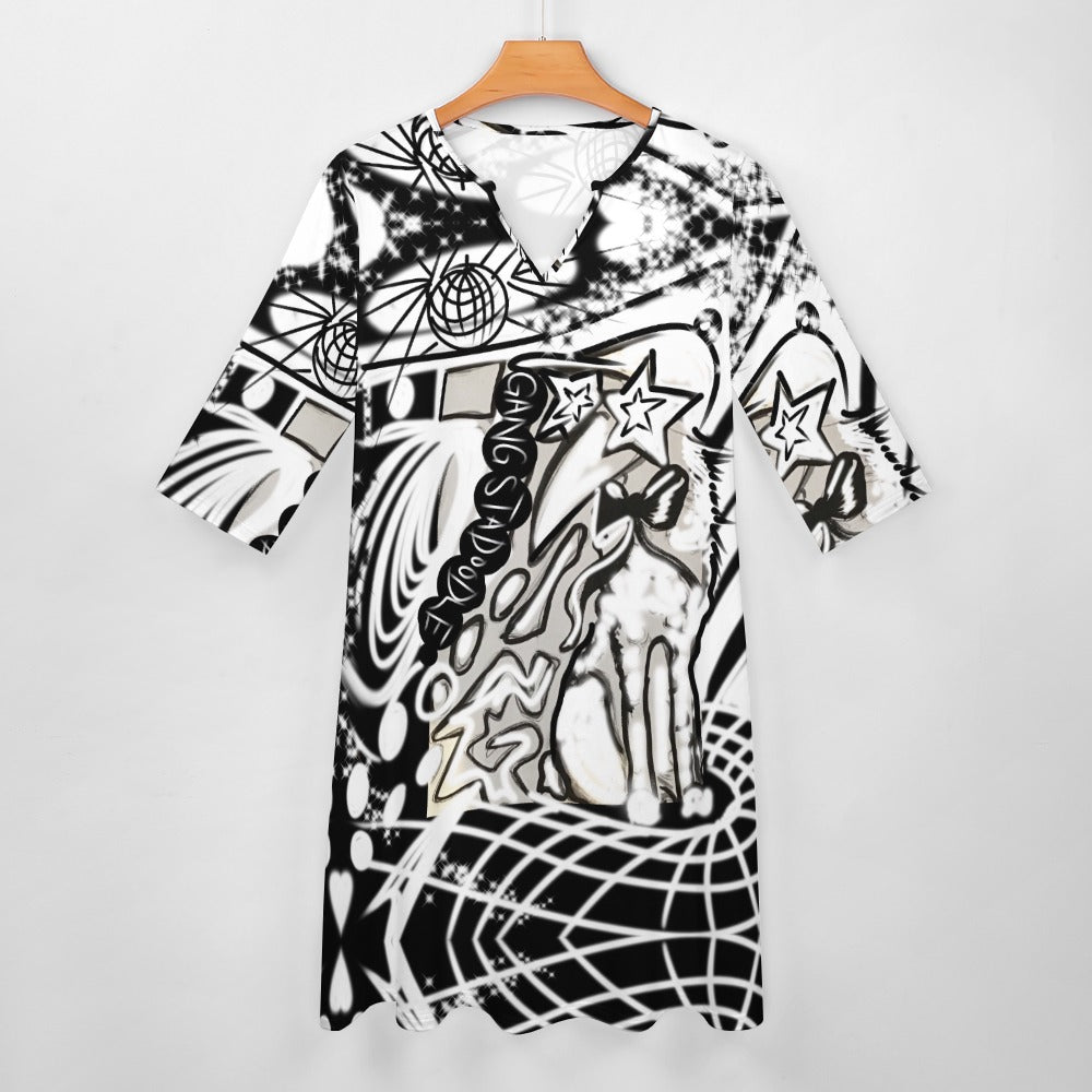 Kleid mit Taschen