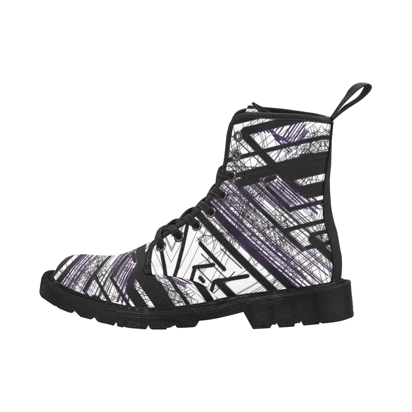 Herren-Schnürstiefel aus Canvas