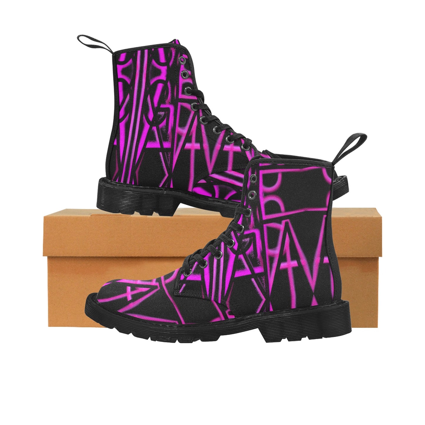 Herren-Schnürstiefel aus Canvas