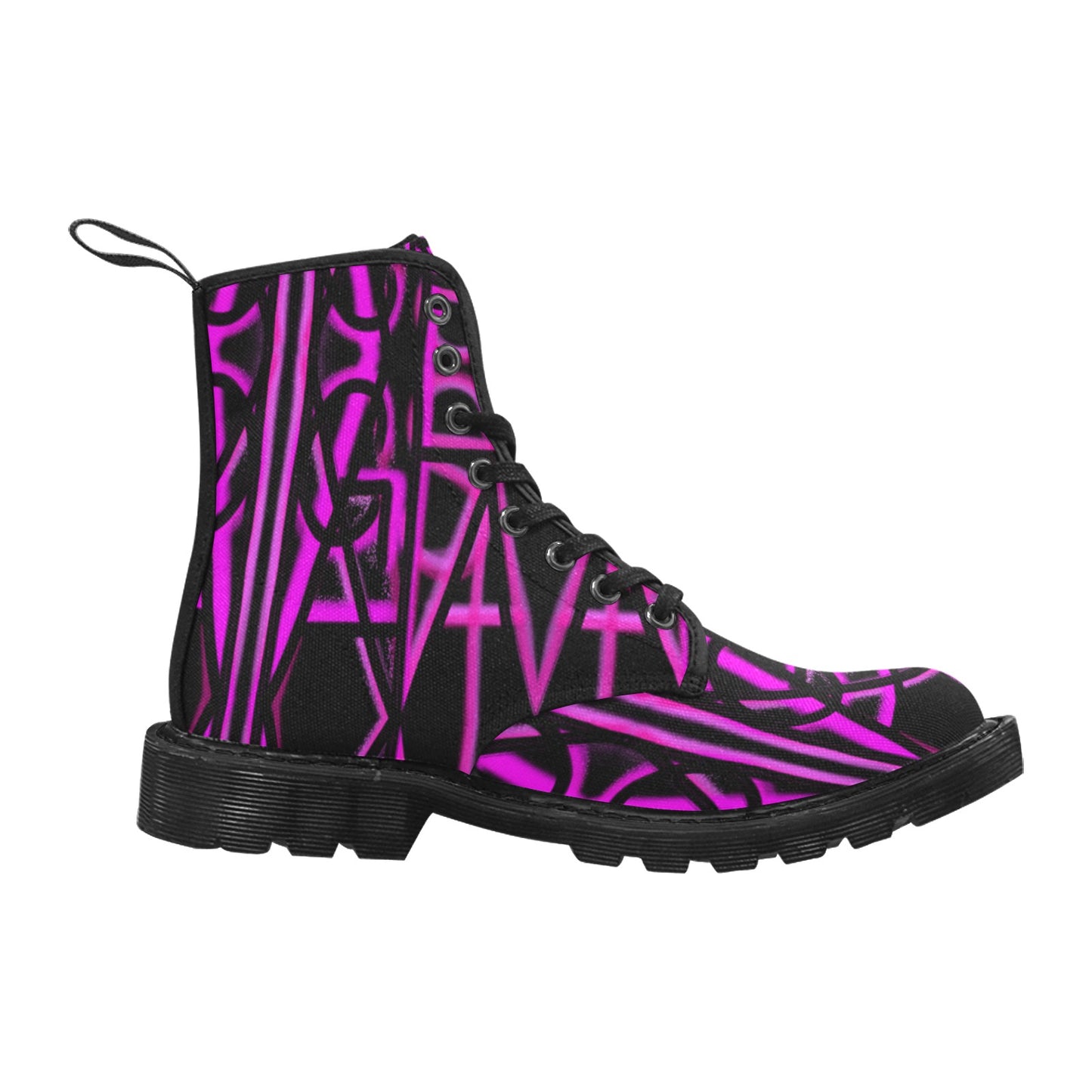 Herren-Schnürstiefel aus Canvas