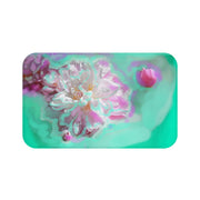 Floral Serenity Bath Mat - Soft and Vibrant Floral Design for Home Décor