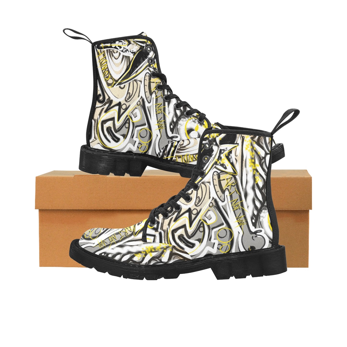Herren-Schnürstiefel aus Canvas