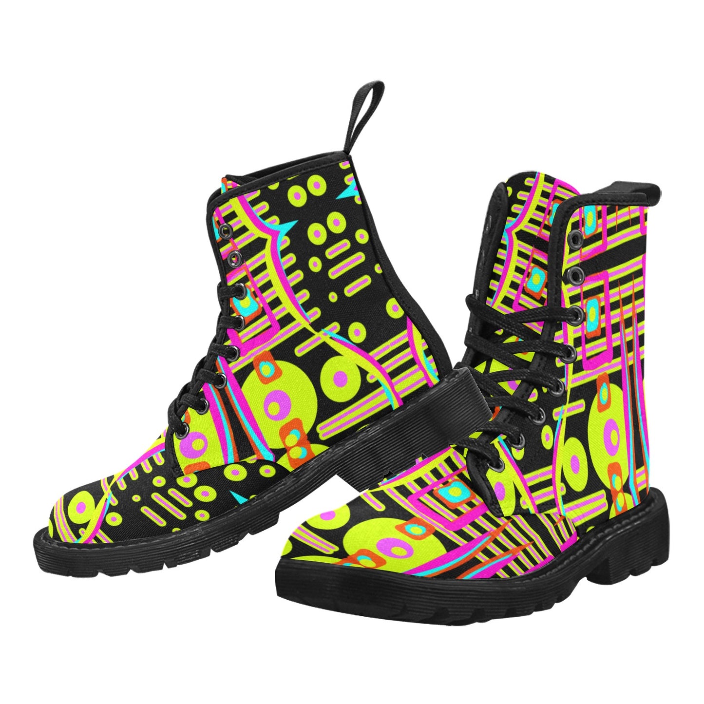 Herren-Schnürstiefel aus Canvas