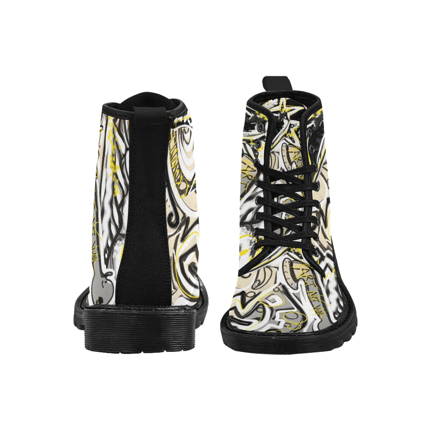Herren-Schnürstiefel aus Canvas