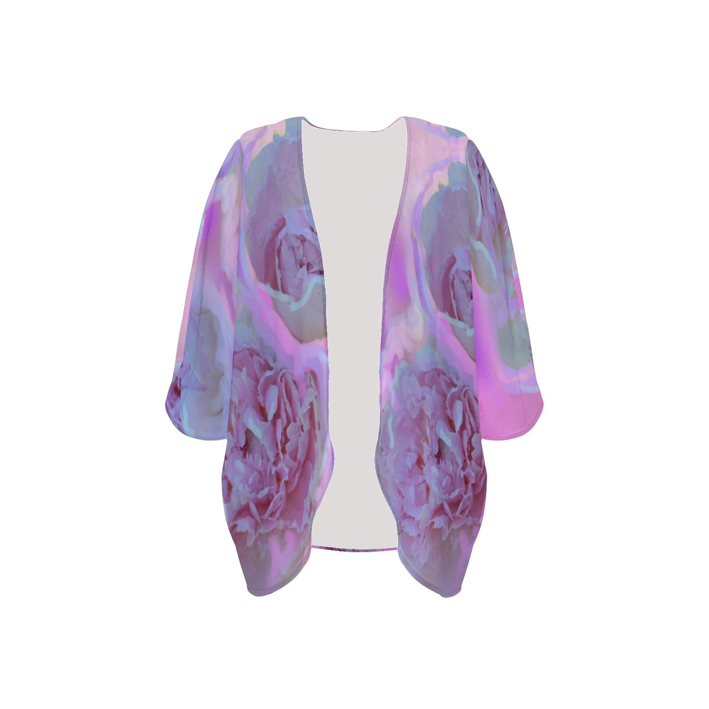 Chiffon-Überwurf im Kimono-Stil für Damen