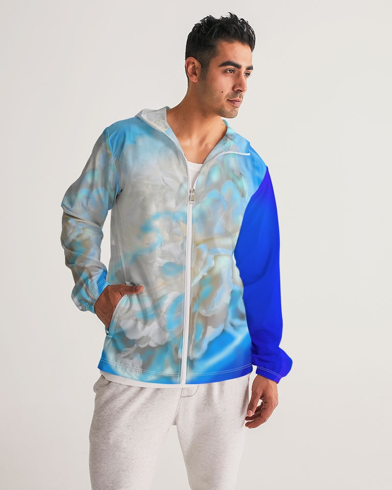 Blaue Windjacke für Herren