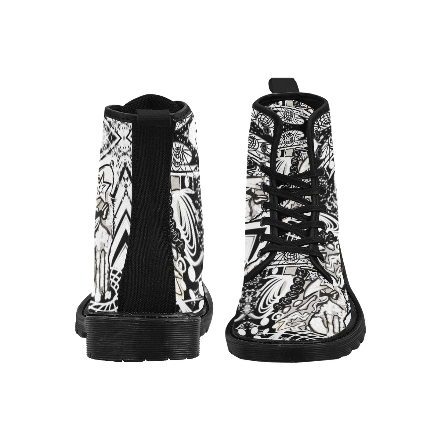 Herren-Schnürstiefel aus Canvas