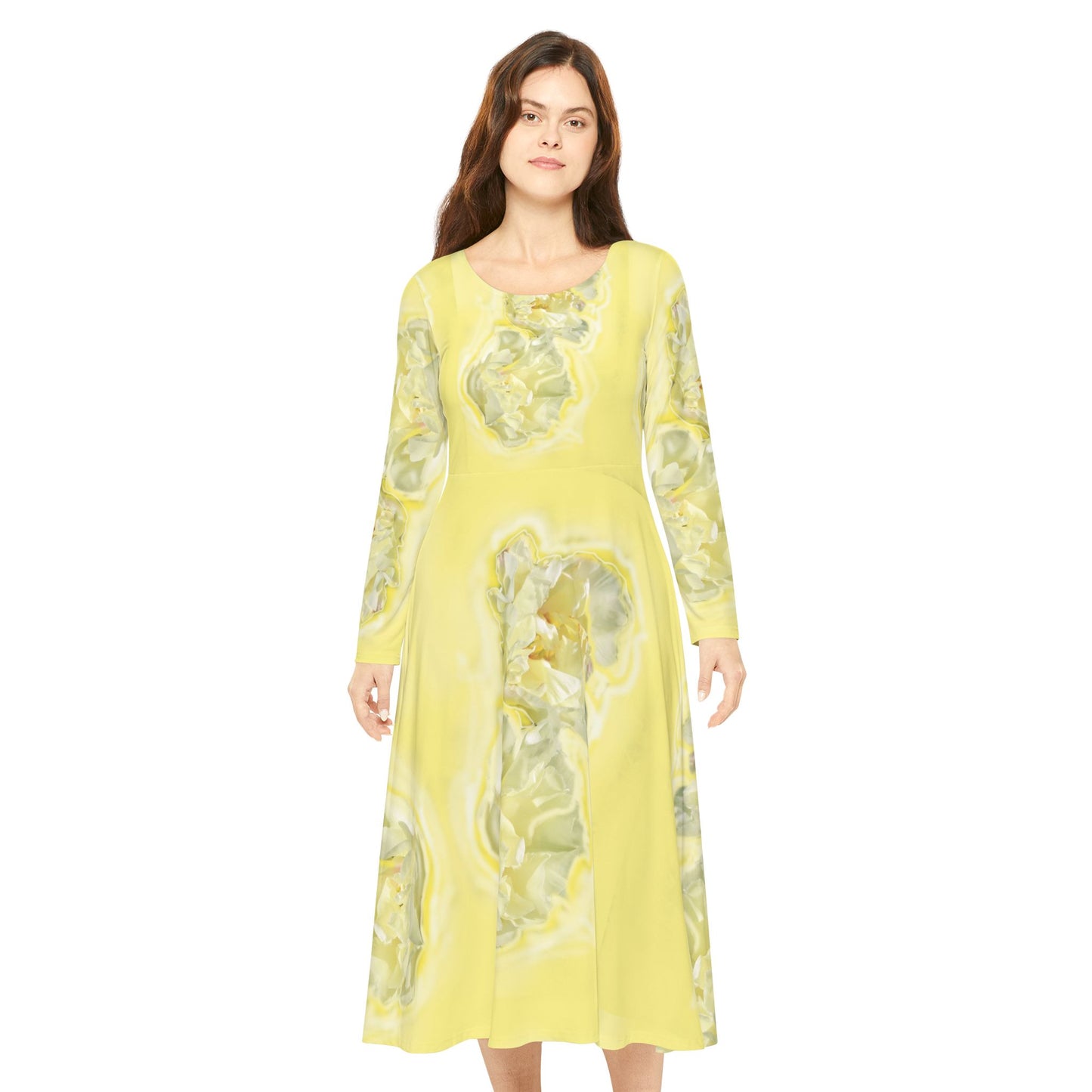 Langärmliges Tanzkleid für Damen