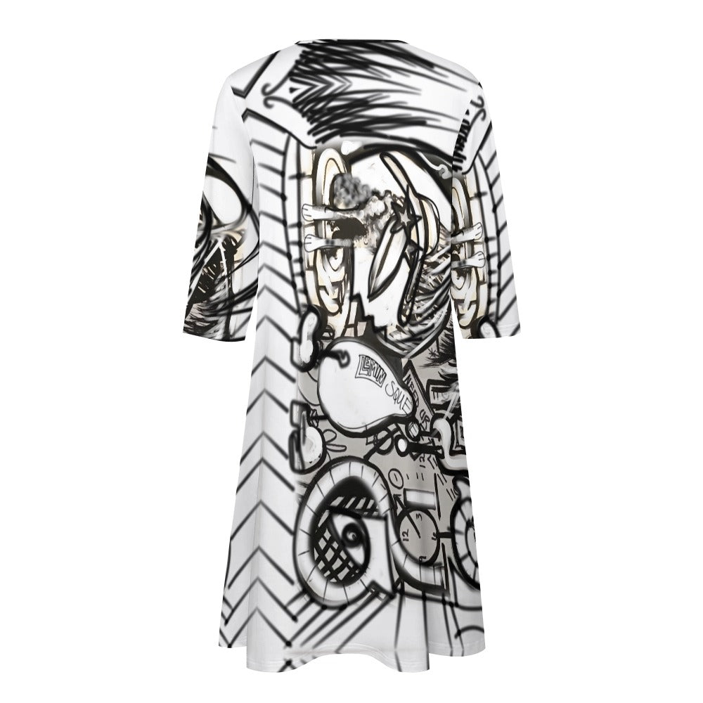 Kleid mit Taschen