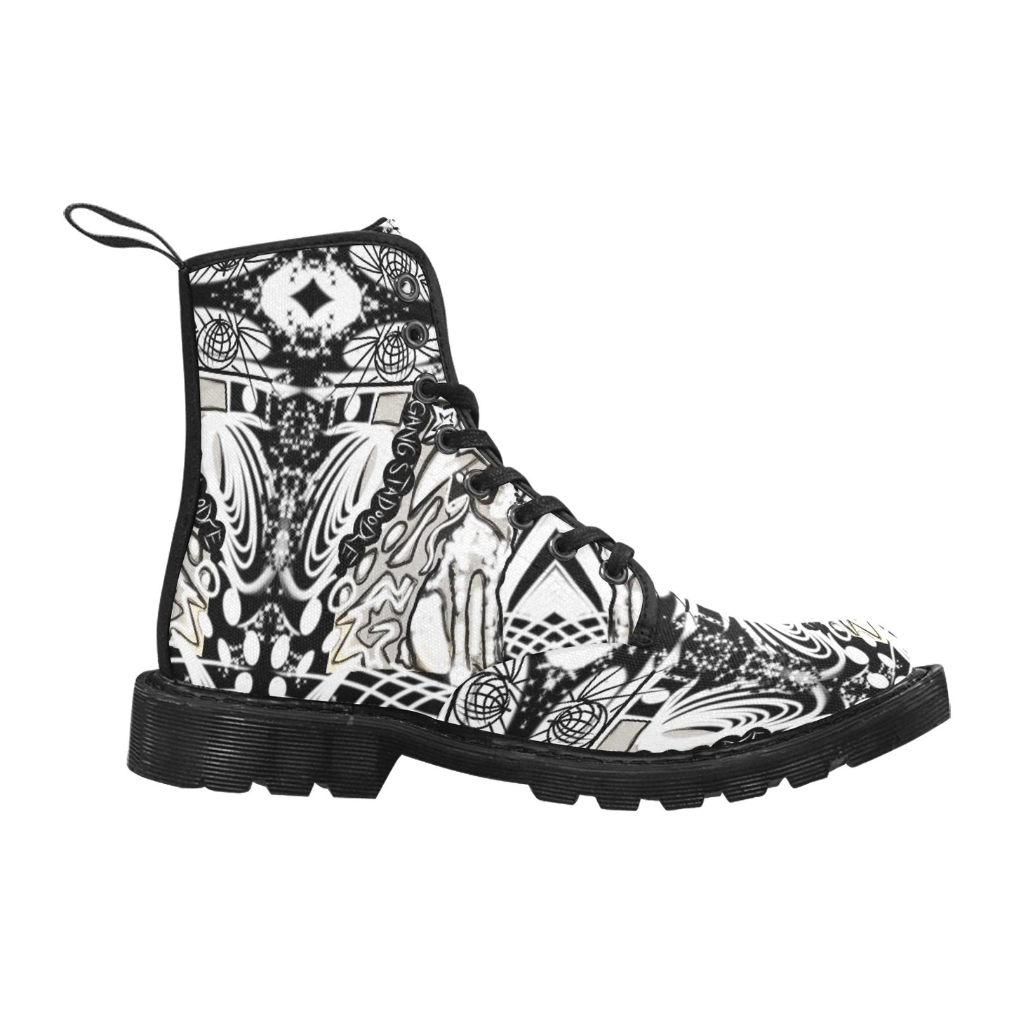 Herren-Schnürstiefel aus Canvas
