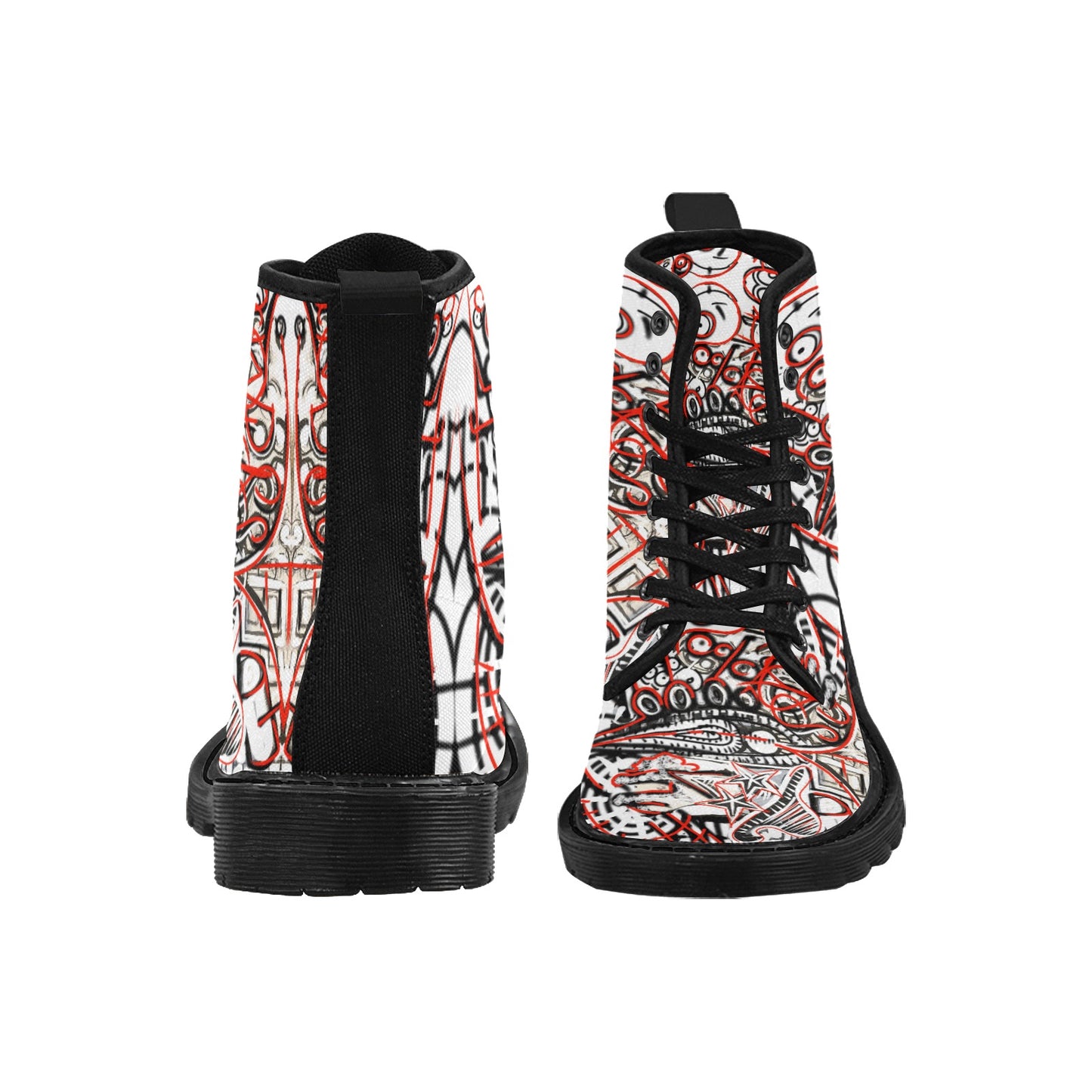 Herren-Schnürstiefel aus Canvas