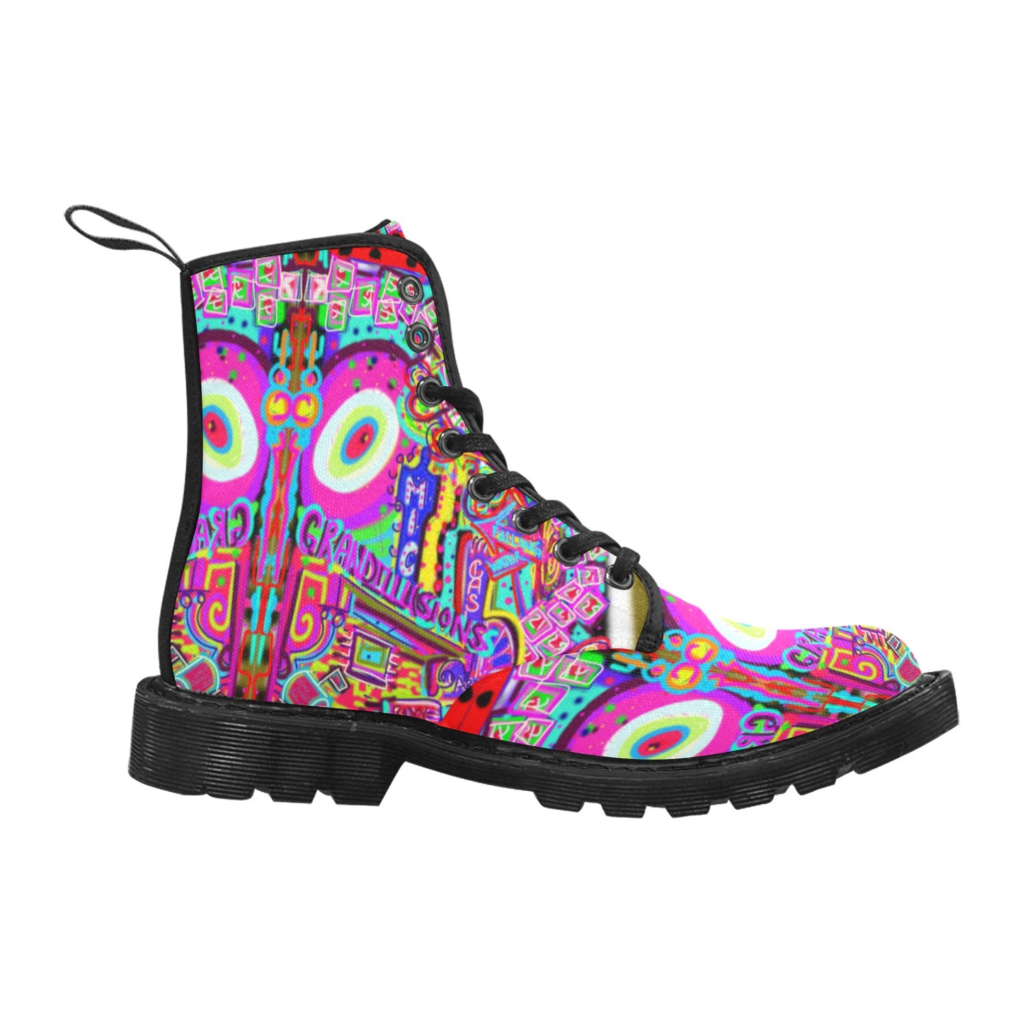 Herren-Schnürstiefel aus Canvas