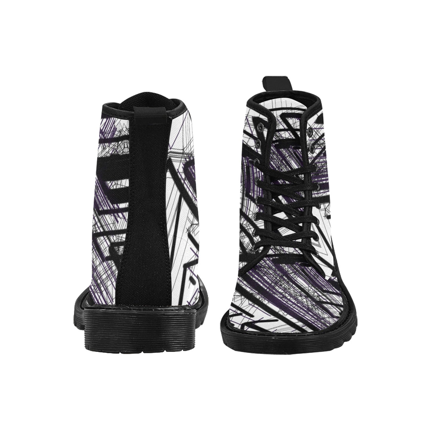Herren-Schnürstiefel aus Canvas