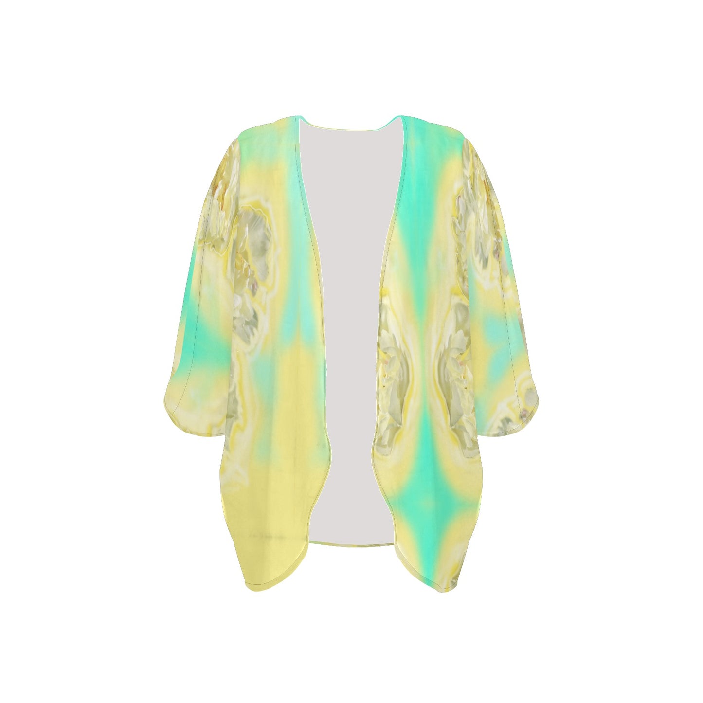 Chiffon-Überwurf im Kimono-Stil für Damen