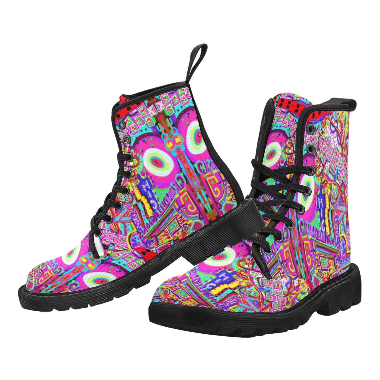 Herren-Schnürstiefel aus Canvas