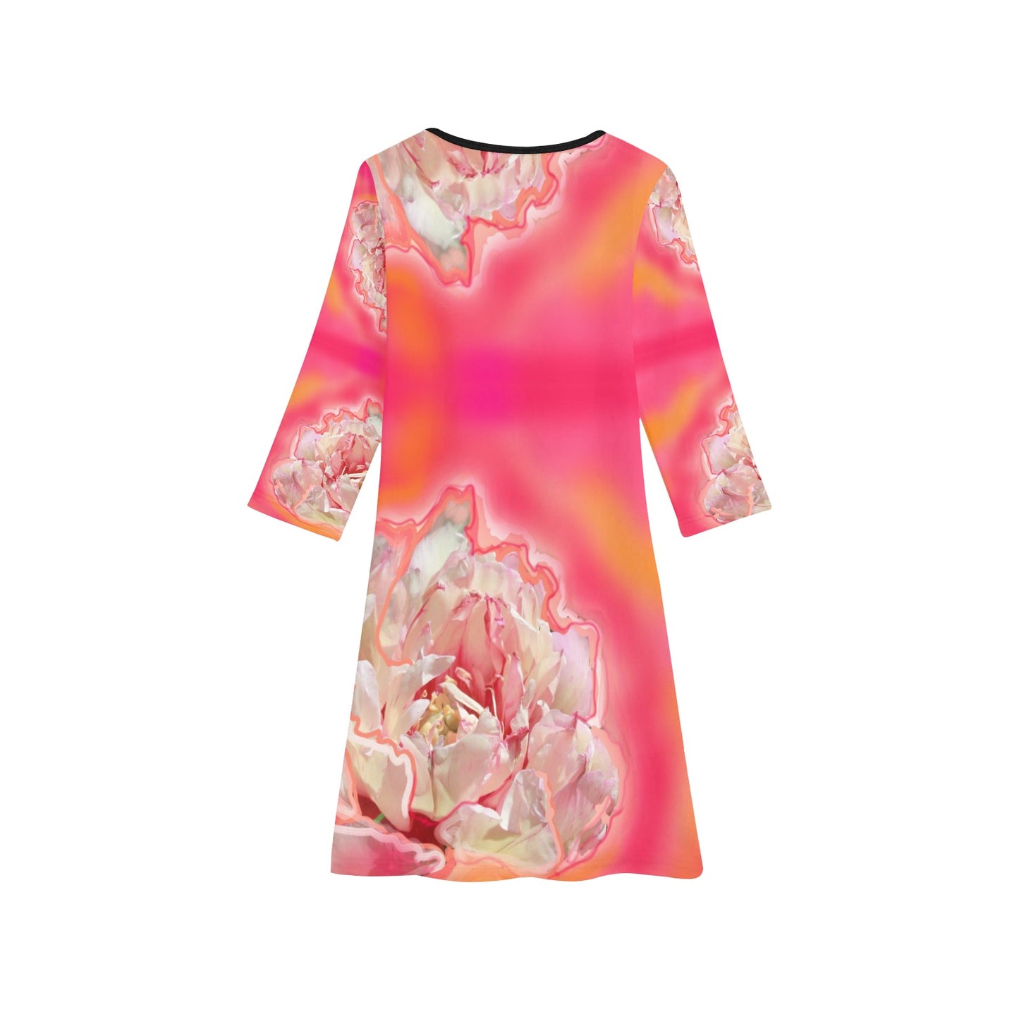 Langärmliges Kleid für Mädchen