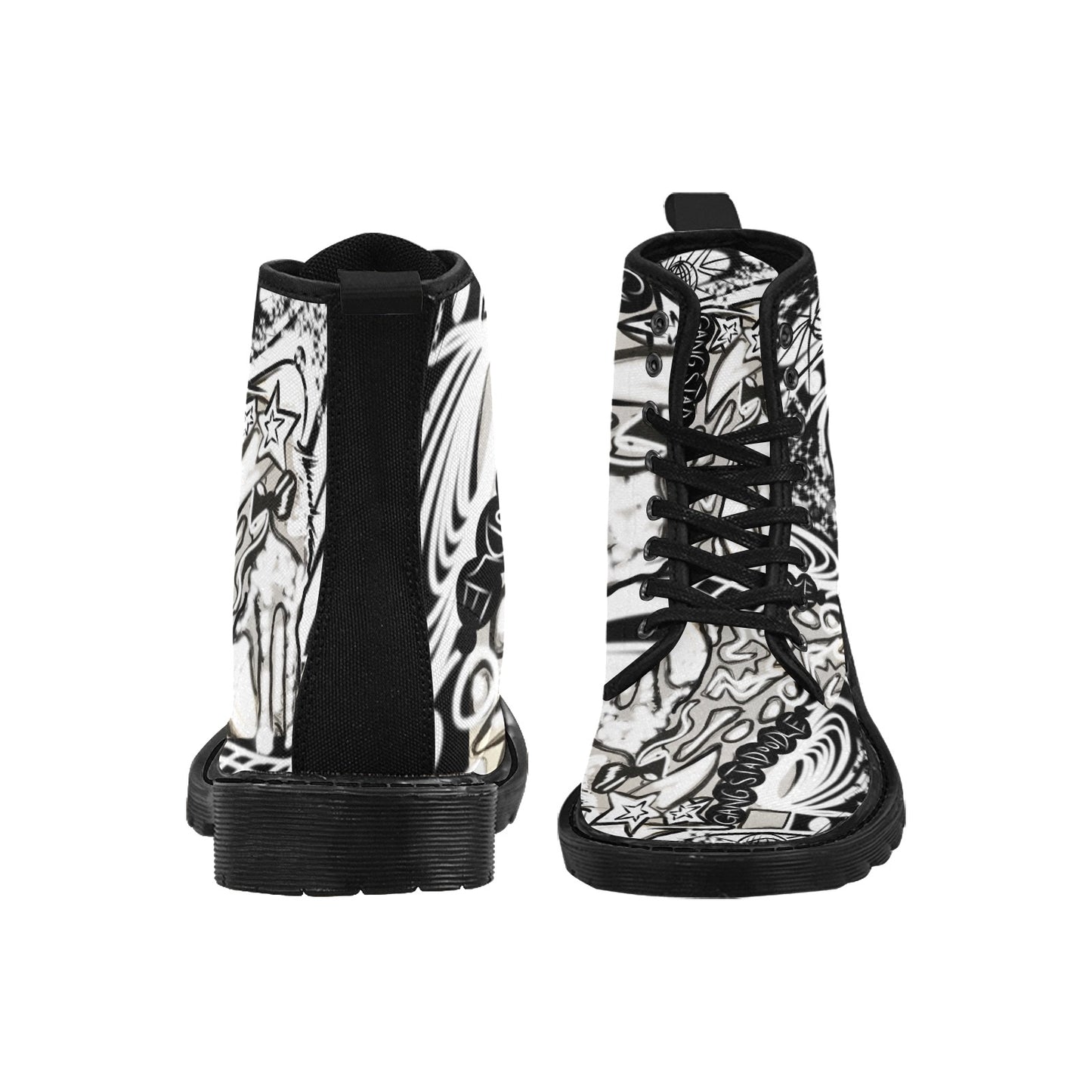 Canvas-Schnürstiefel für Herren