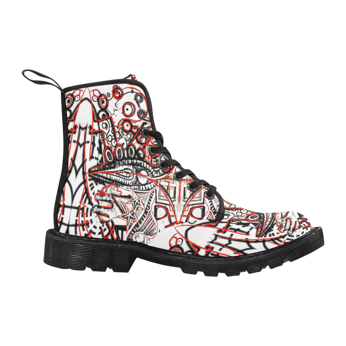 Herren-Schnürstiefel aus Canvas