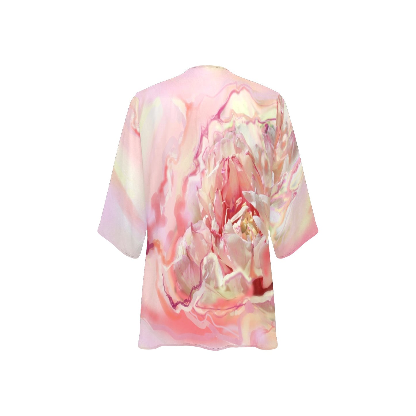 Chiffon-Überwurf im Kimono-Stil für Damen