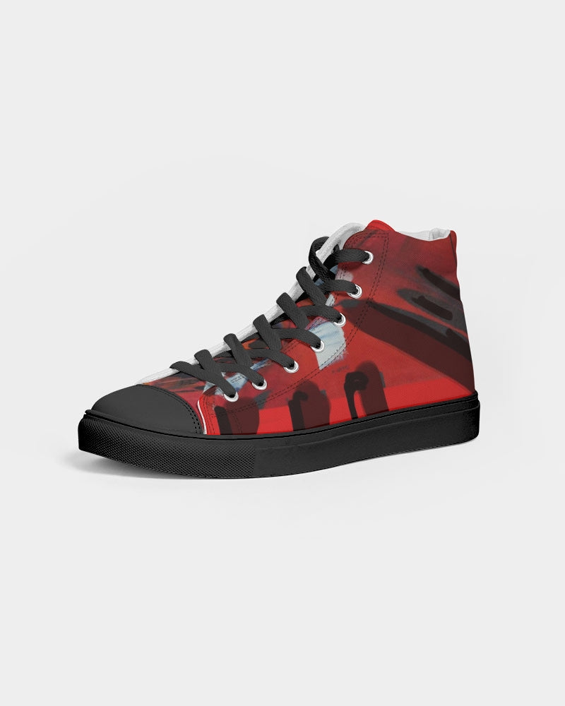 Women's Hightop Canvas Shoe - Black