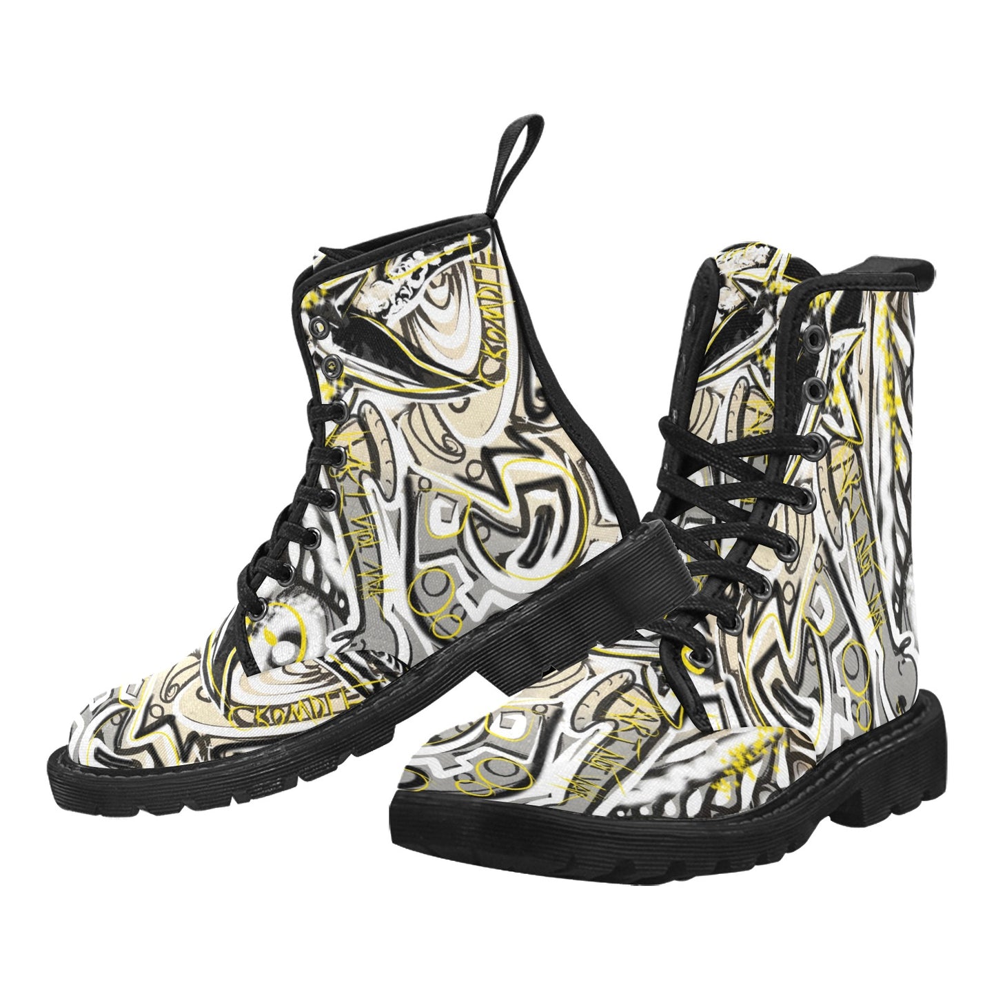 Herren-Schnürstiefel aus Canvas