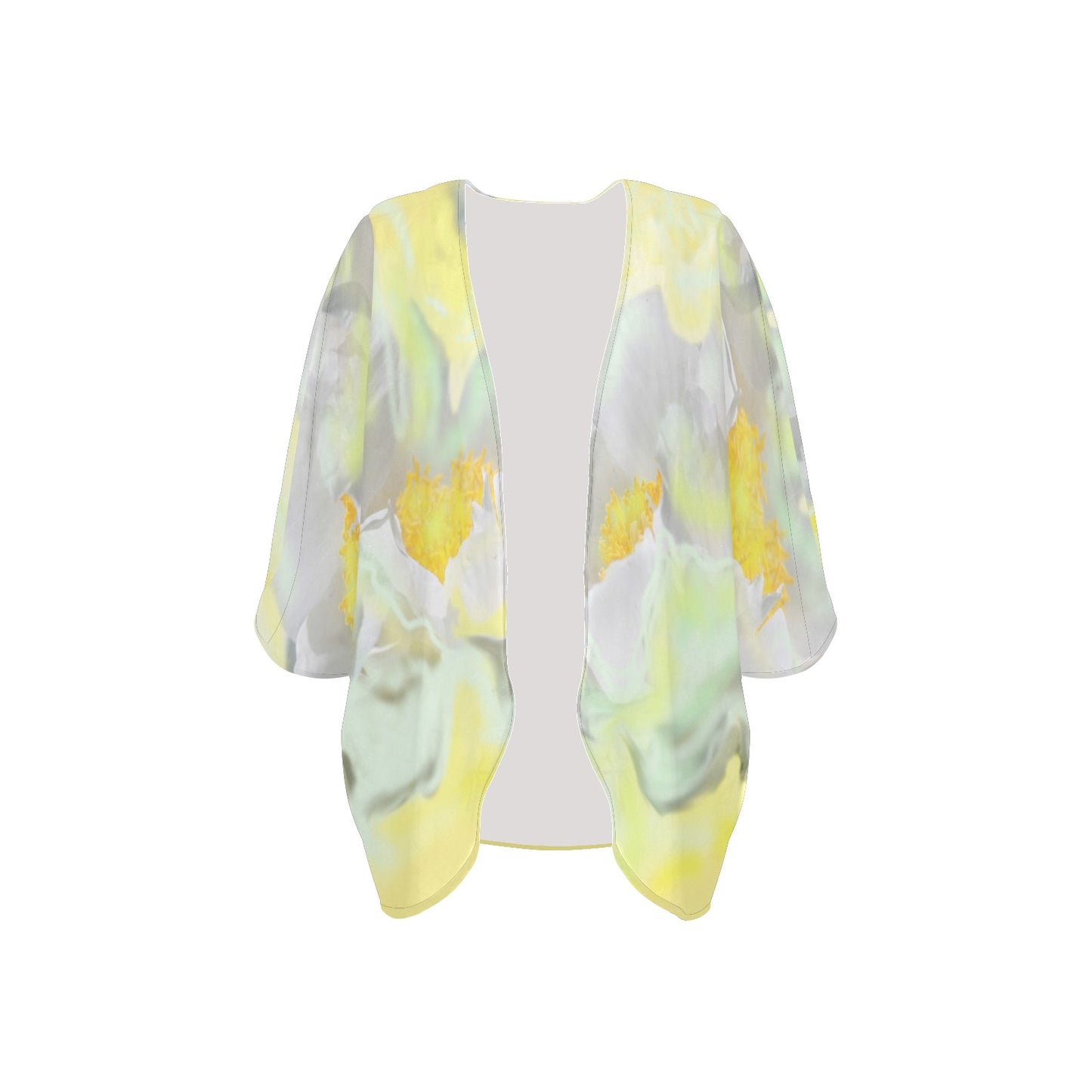 Chiffon-Überwurf im Kimono-Stil für Damen