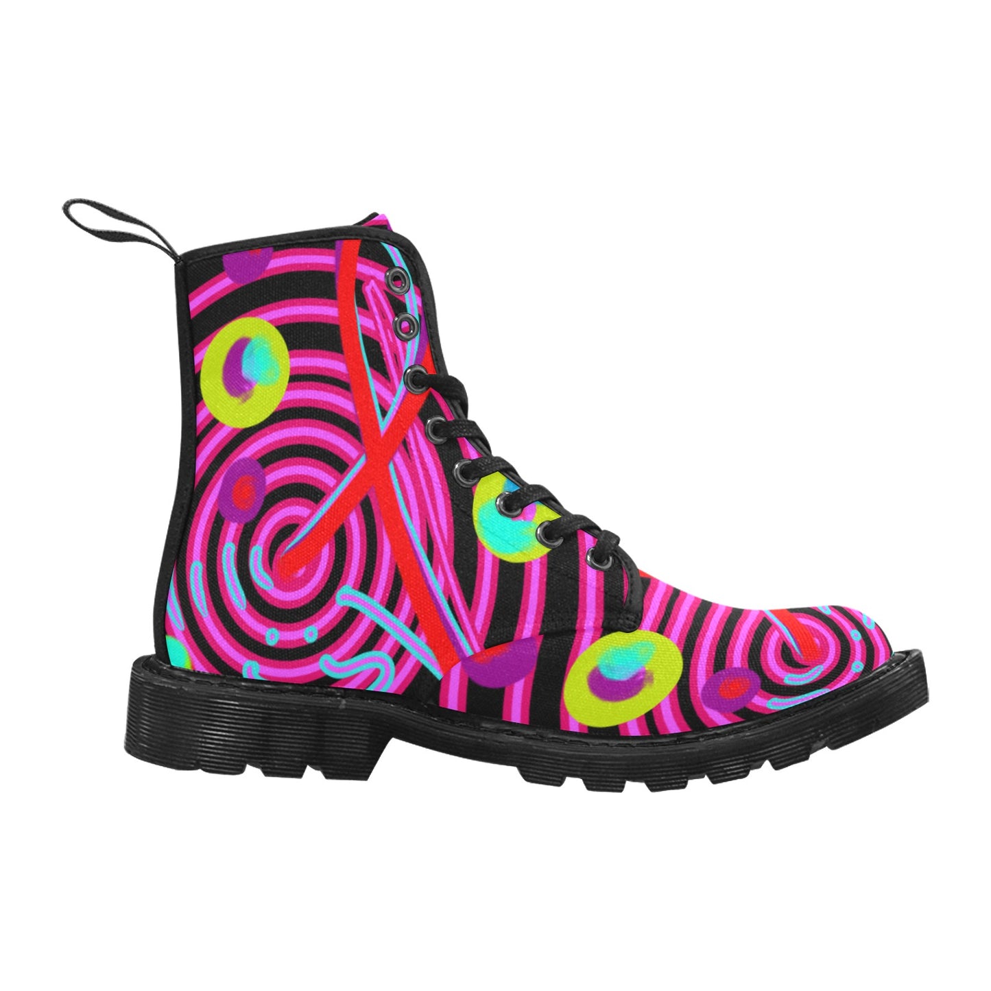 Herren-Schnürstiefel aus Canvas