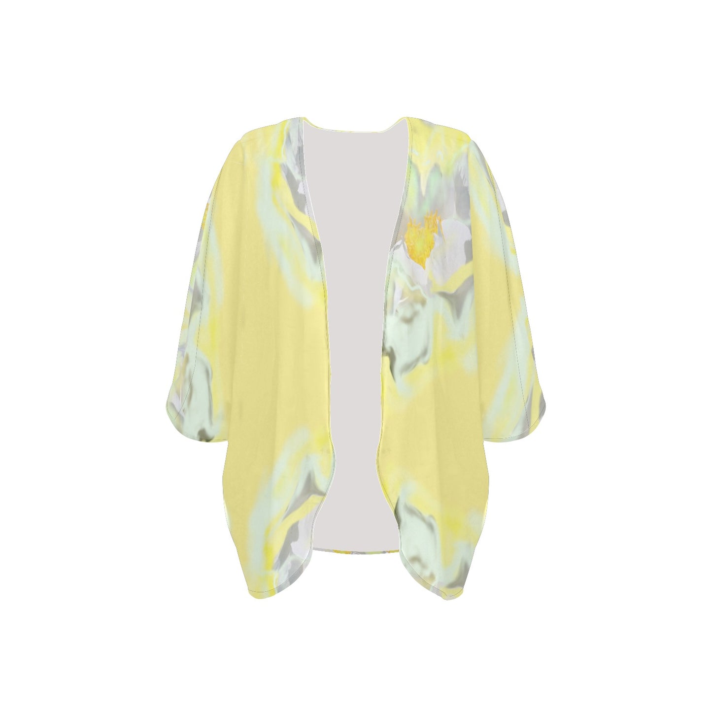 Chiffon-Überwurf im Kimono-Stil für Damen