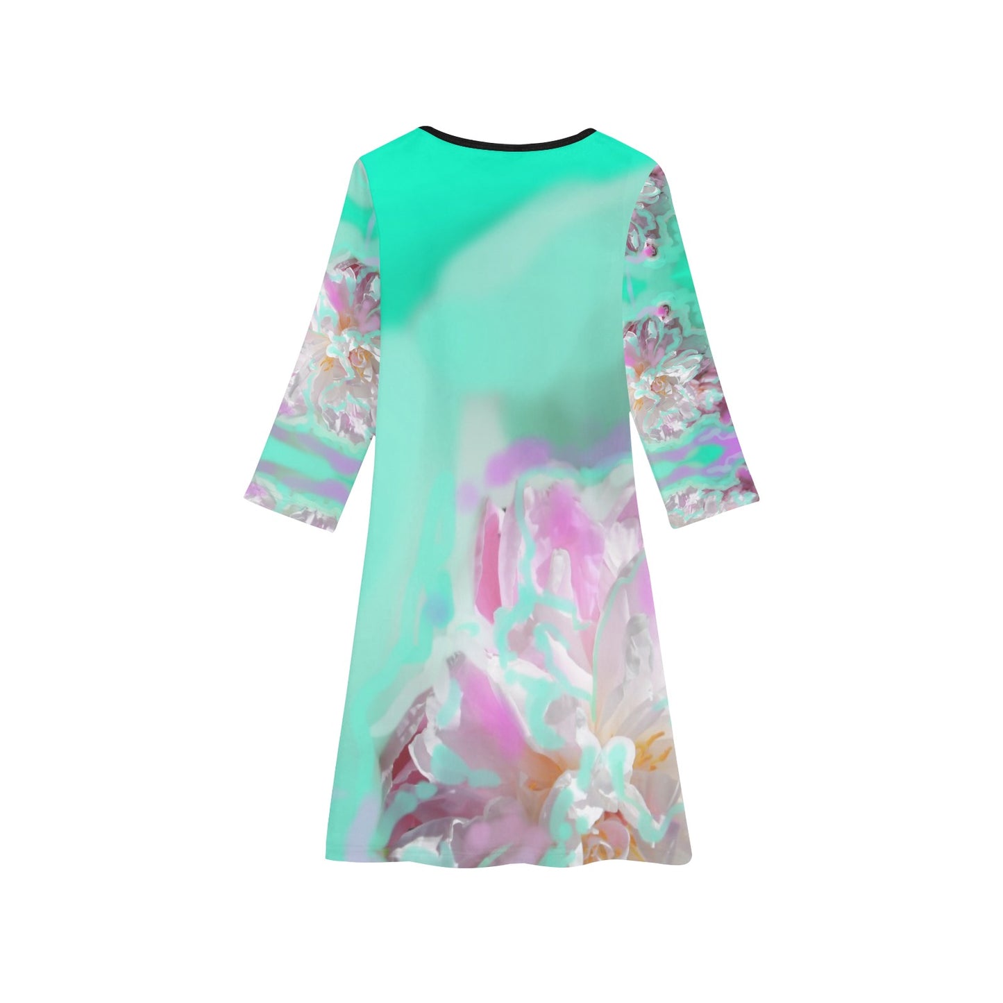 Langärmliges Kleid für Mädchen