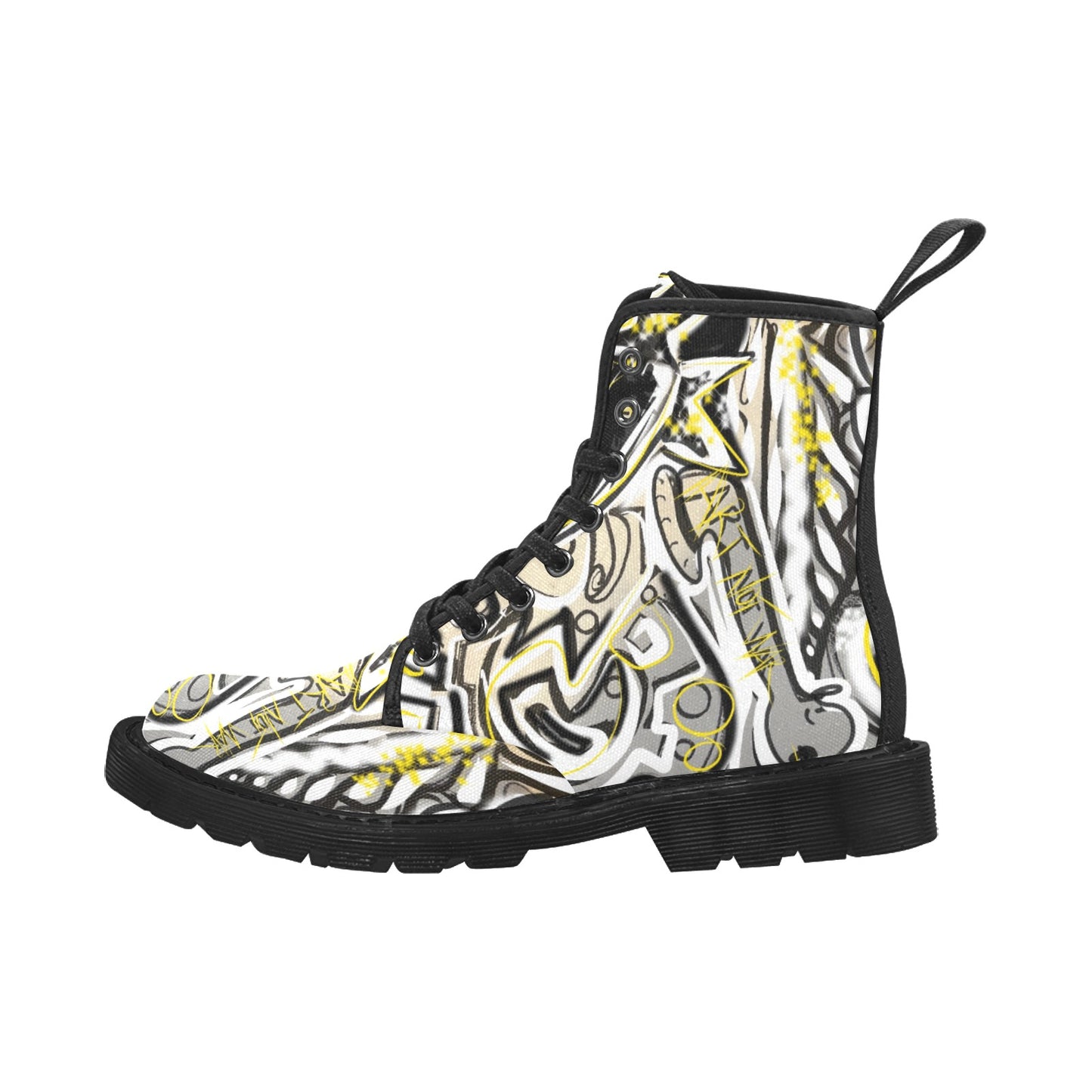 Herren-Schnürstiefel aus Canvas