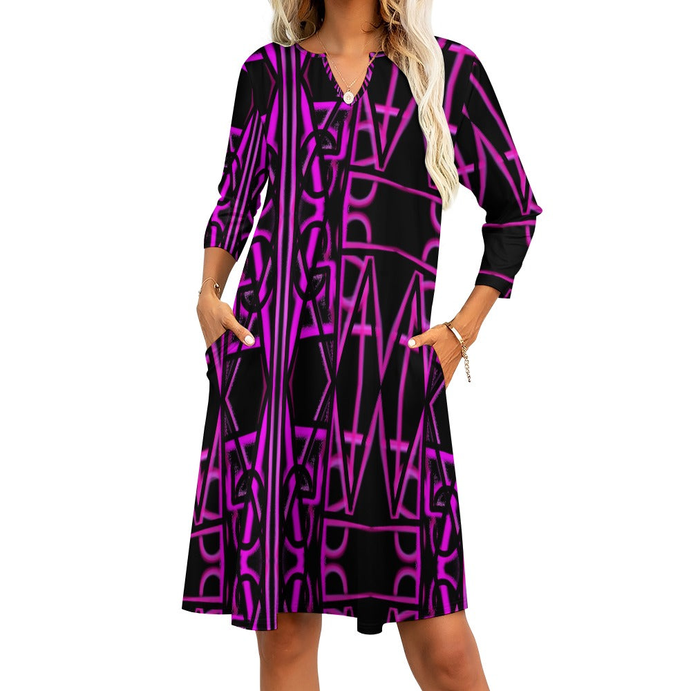 Artsy Dress with Pockets